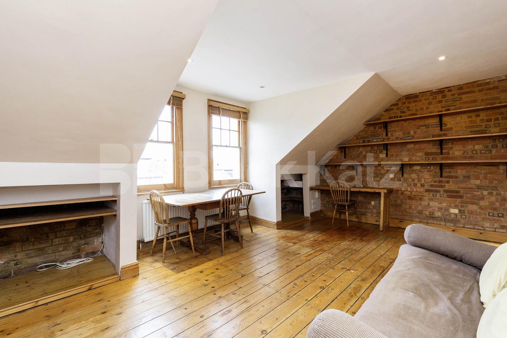 Top floor 1 bedroom with exposed brick and private roof terrace Hillfield Avenue, Crouch End / Hornsey